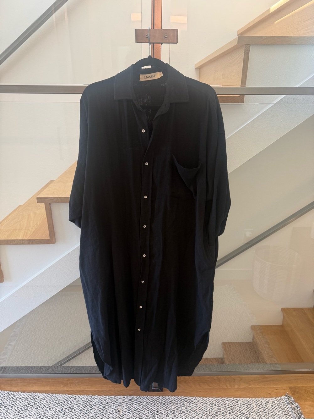 MAMÈNE 100% linen shirt dress